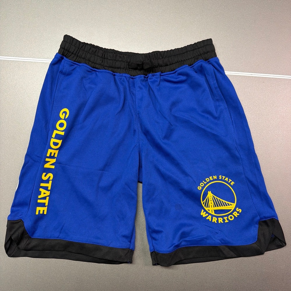 NBA GoldenState Warriors Stephen Curry 30 Youth M (10-12) Blue Basketball Shorts